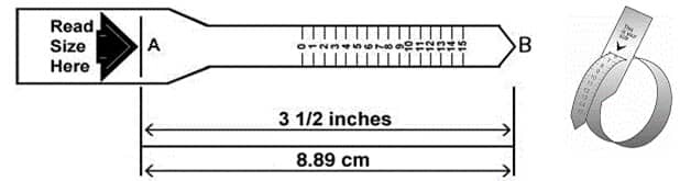 Ring size deals chart online printable