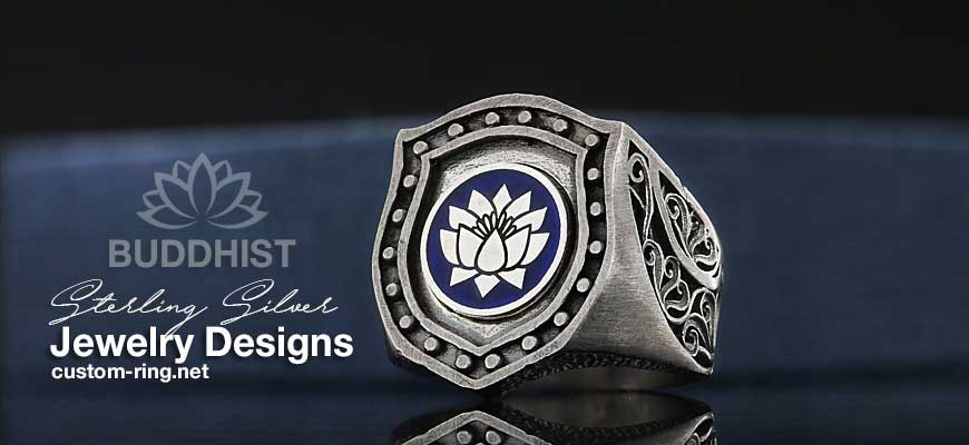 Custom Made Sterling Silver Buddhist Jewelry Designs