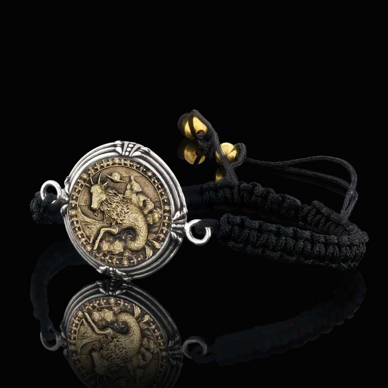 925 Sterling Silver Capricorn Bracelet
