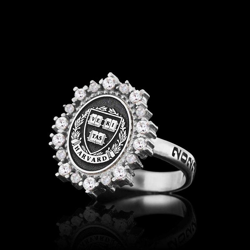 925 Sterling Silver Design Harvard Women Ring