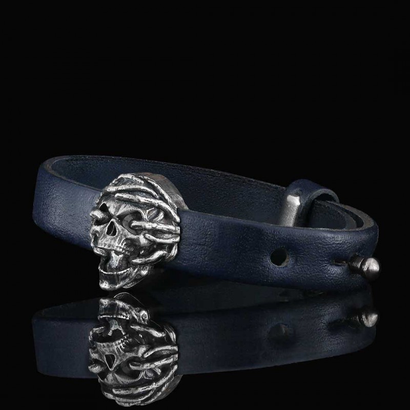 Unique Design Skull Leather Bracelets