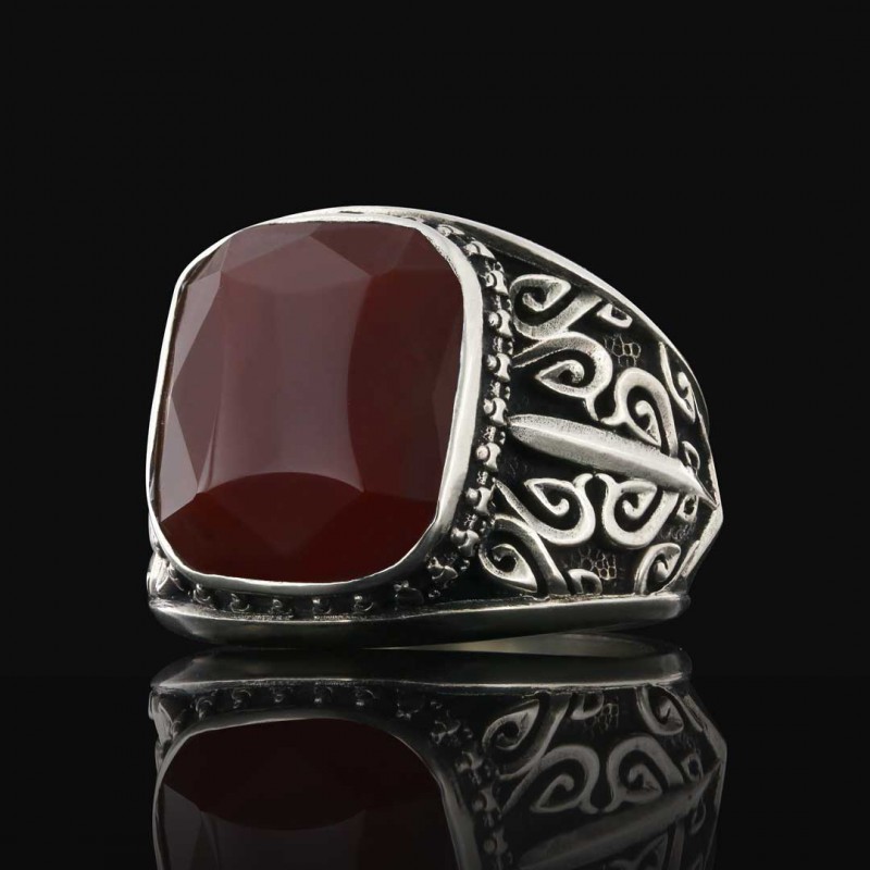 Unique 925 Sterling Silver Men Ring