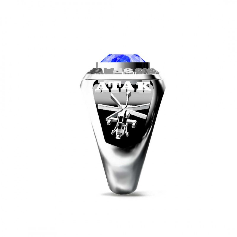 925 Sterling Silver Turkish Aerospace Military Rings