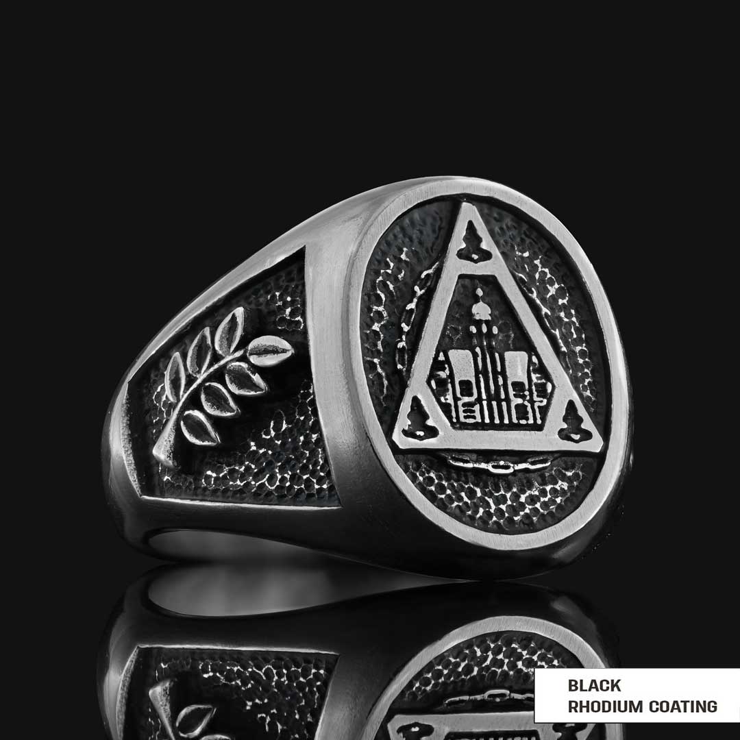 Acacia Masonic Ring, Free Masonic Ring, Master Mason Ring
