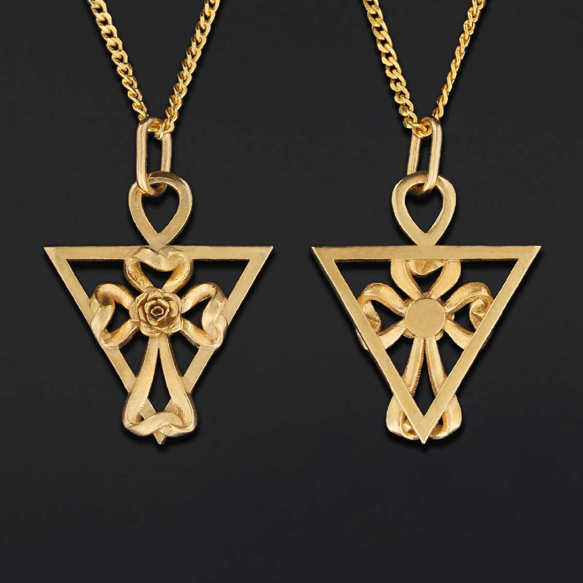 Amorc Mystic Cross Necklace, Rosicrucian Pendant, Spiritual Symbol Jewelry
