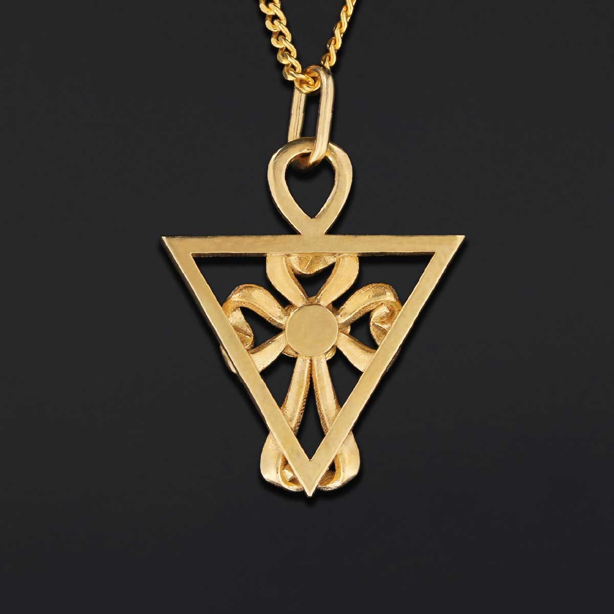 Amorc Mystic Cross Necklace, Rosicrucian Pendant, Spiritual Symbol Jewelry