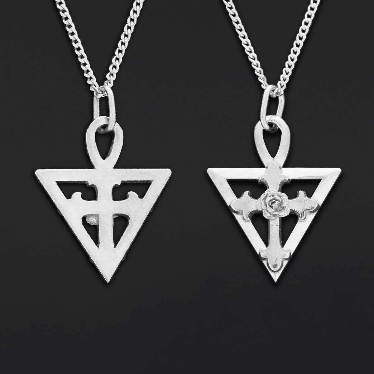 Amorc Rosae Crucis Pendant, Rosicrucian Necklace, Cross Necklace, Rosicrucian Amorc Jewelry