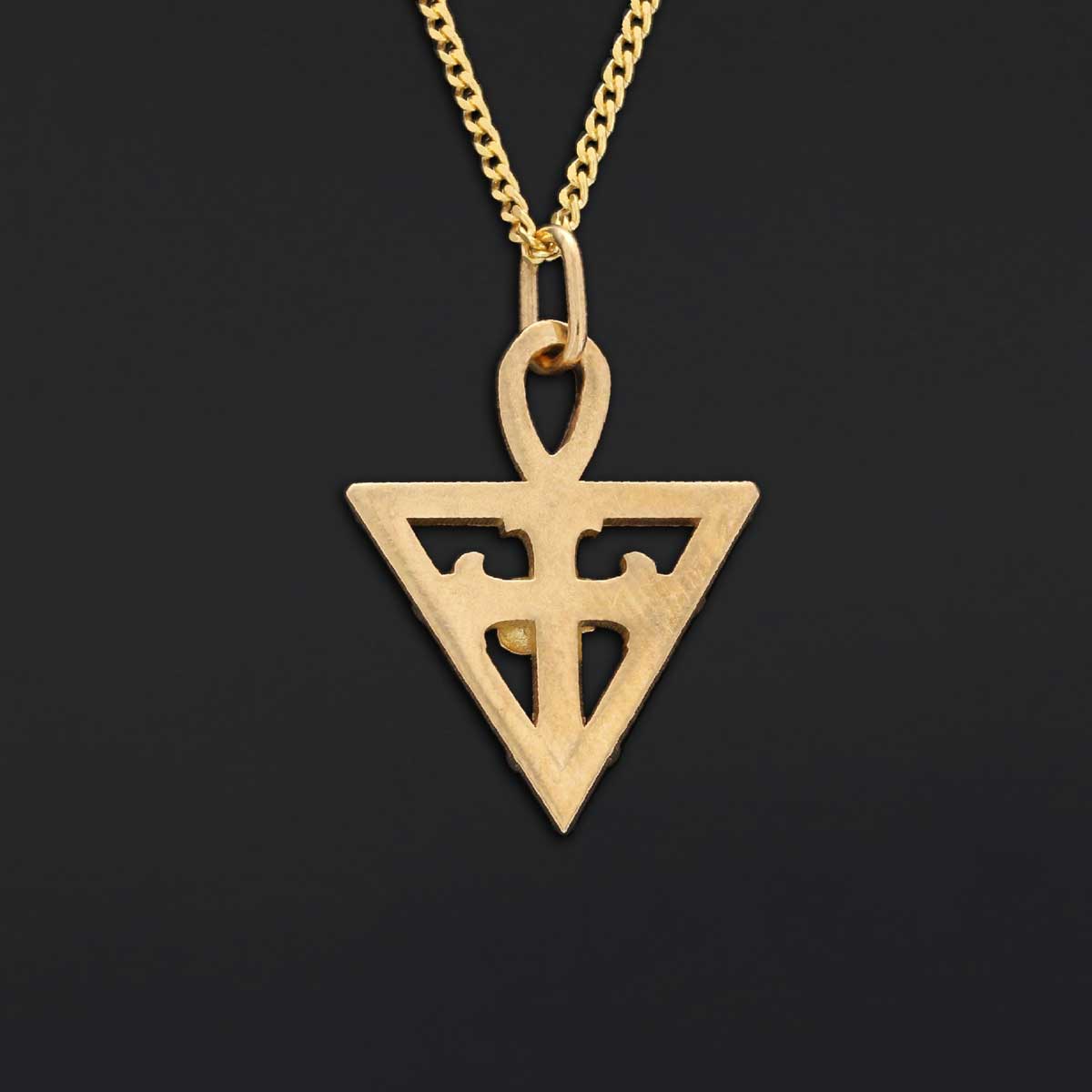 Amorc Rosae Crucis Pendant, Rosicrucian Necklace, Cross Necklace, Rosicrucian Amorc Jewelry