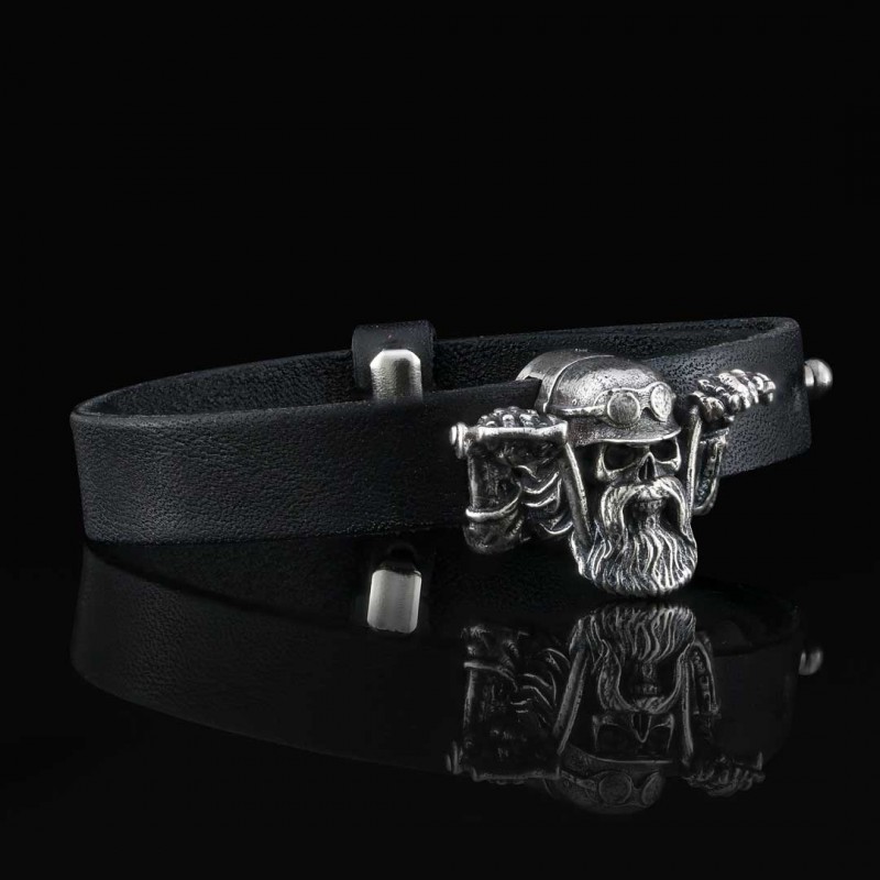 Biker Skull Bracelet
