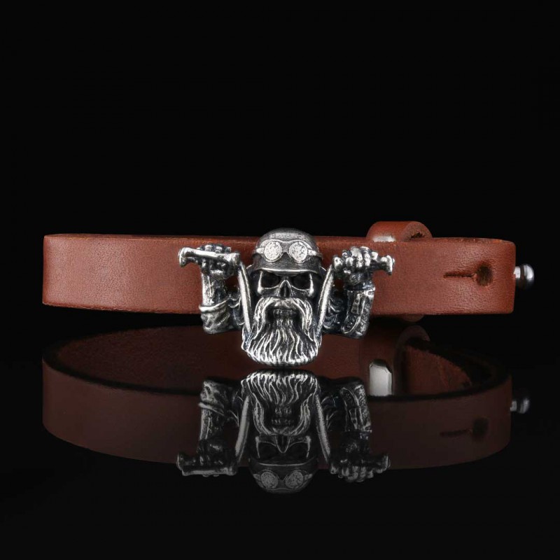 Biker Skull Bracelet
