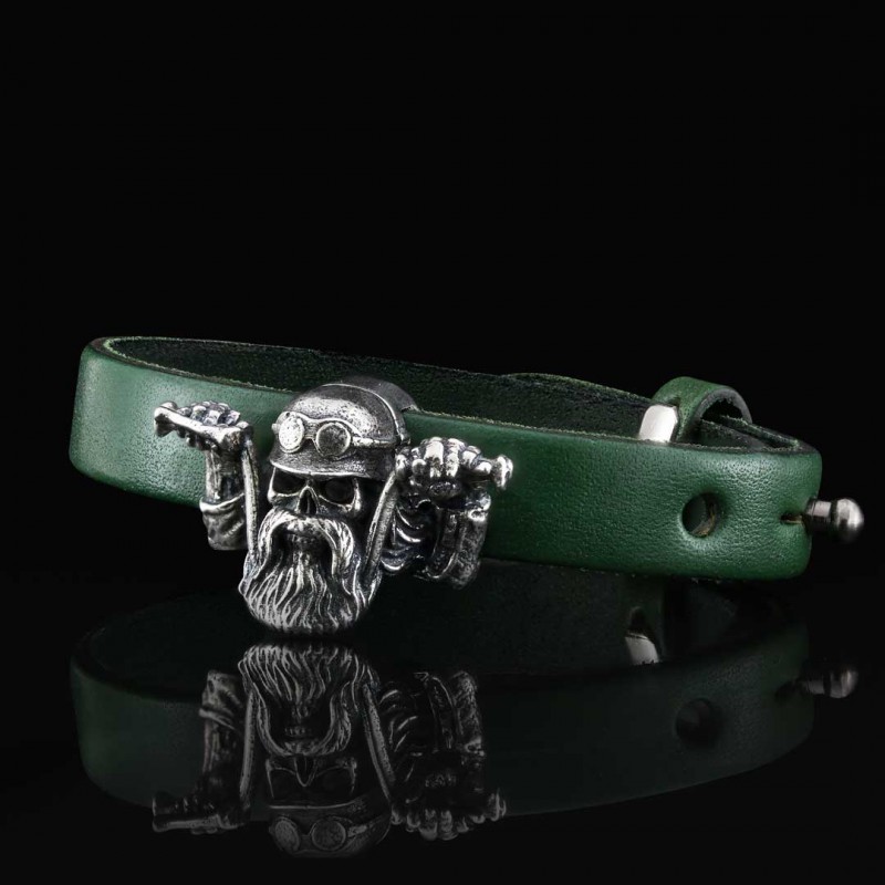 Biker Skull Bracelet