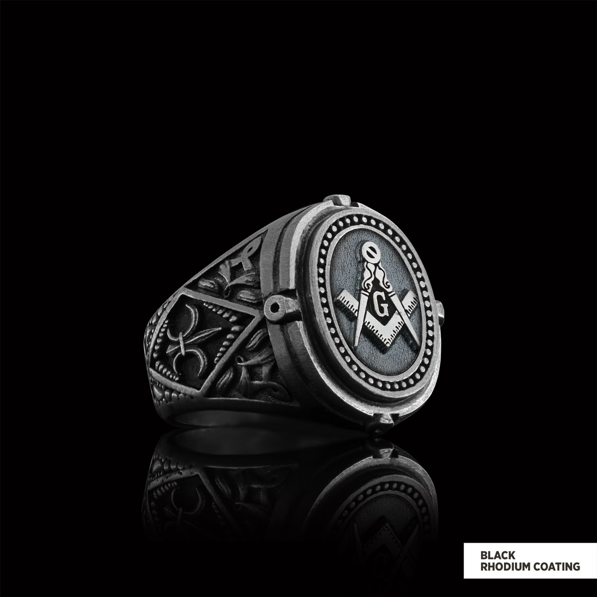 Blue Lodge Masonic Ring, Celtic Lodge Masonic Ring, Special Masonic Ring, Freemasonic Ring