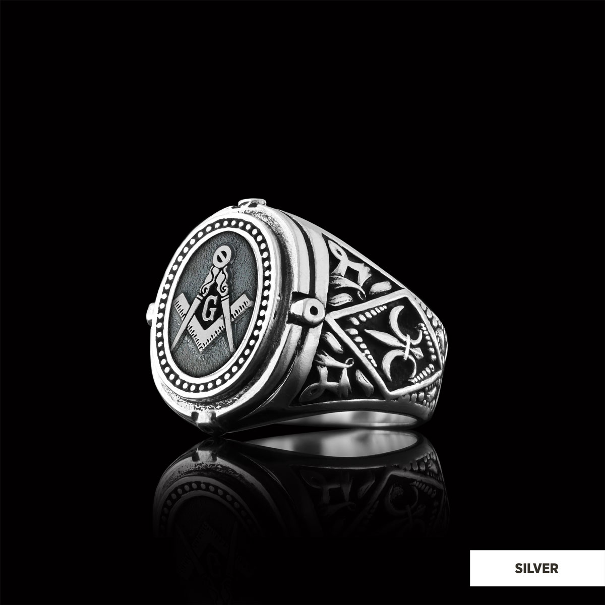 Blue Lodge Masonic Ring, Celtic Lodge Masonic Ring, Special Masonic Ring, Freemasonic Ring