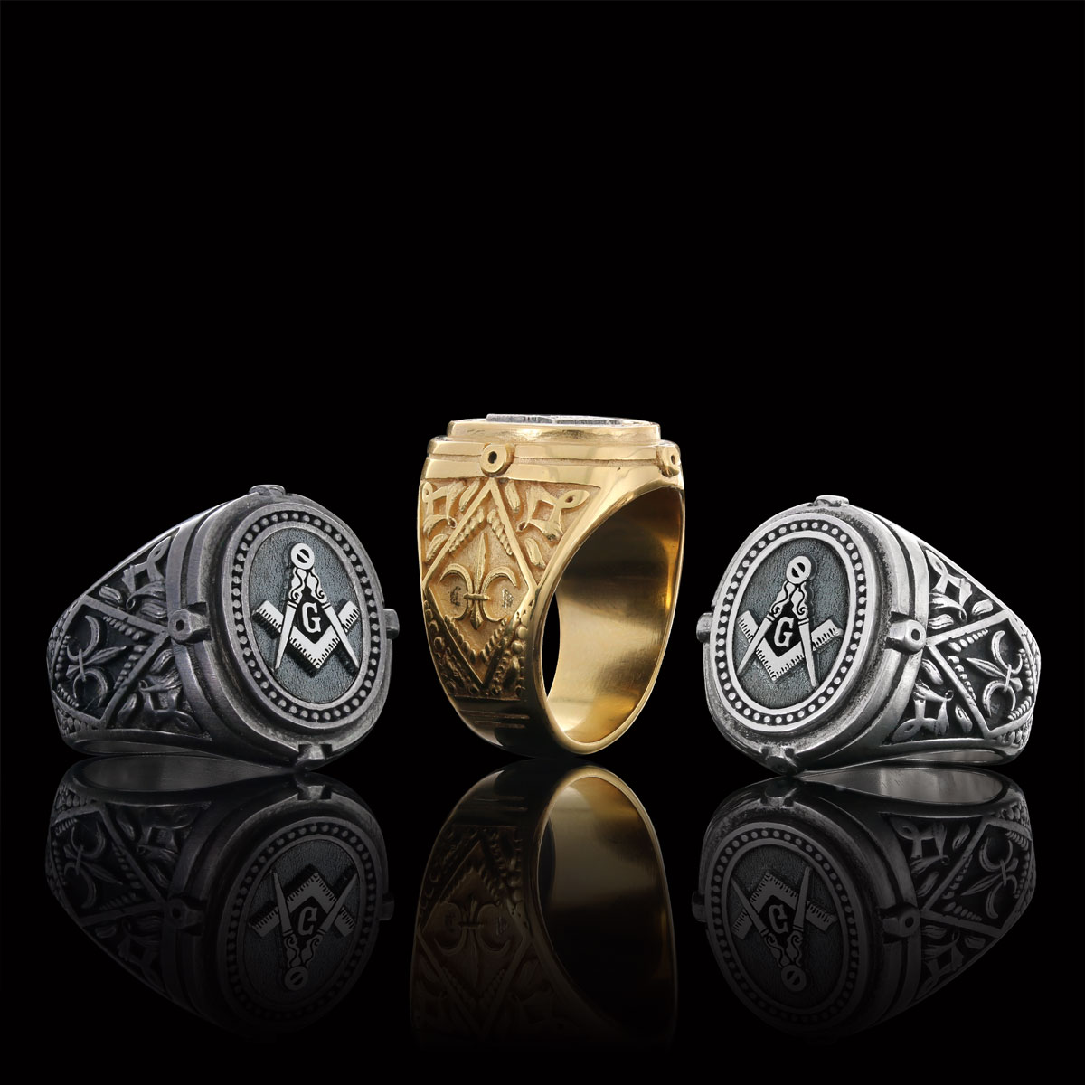 Blue Lodge Masonic Ring, Celtic Lodge Masonic Ring, Special Masonic Ring, Freemasonic Ring