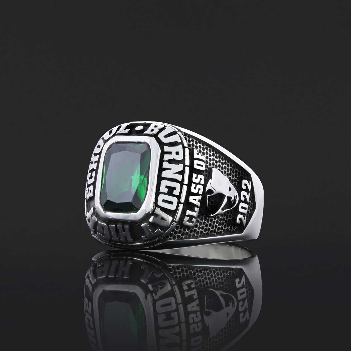 Brescia University Ring, High School Burnsoat Ring, Customized Class Ring, Graduation Collage Ring, Customized High School Ring