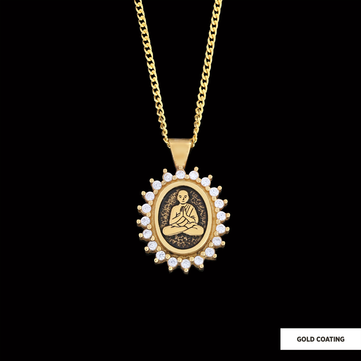 Buddha Necklace, Buddha Silver Pendant, Religious Necklace, Buddhist Gift, Goddess of Mercy Pendant Buddha Necklace, Buddha Silver Pendant, Religious Necklace, Buddhist Gift, Goddess of Mercy Pendant