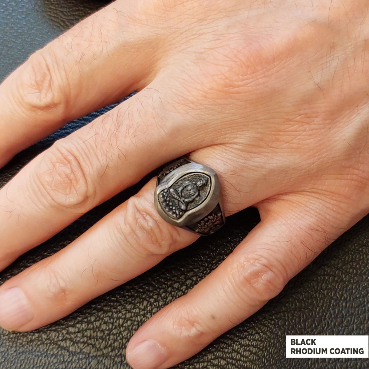 Buddha Ring, Om Buddha Ring, Hindu Ring, Endless Knot Ring, Padma Buddhist Ring, Meditation, Yoga, Buddhist Jewelry