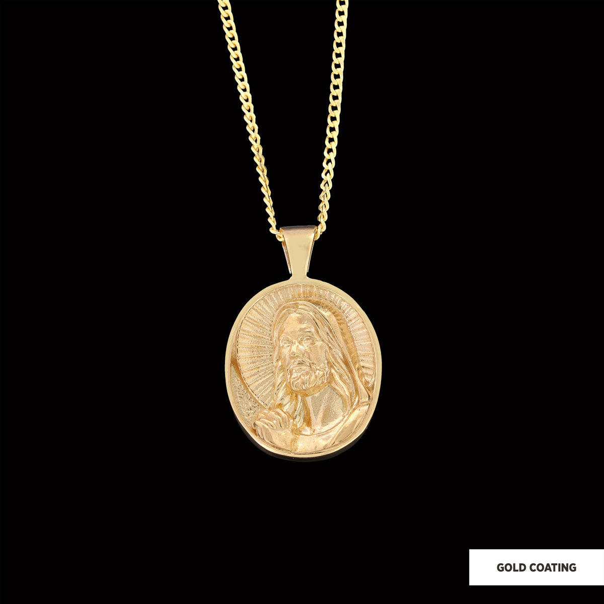 Christ Necklace, Jesus Pendant, Faith Jewelry, Christus Necklace Jesus Christian Necklace, Sun and Christian Jewelry