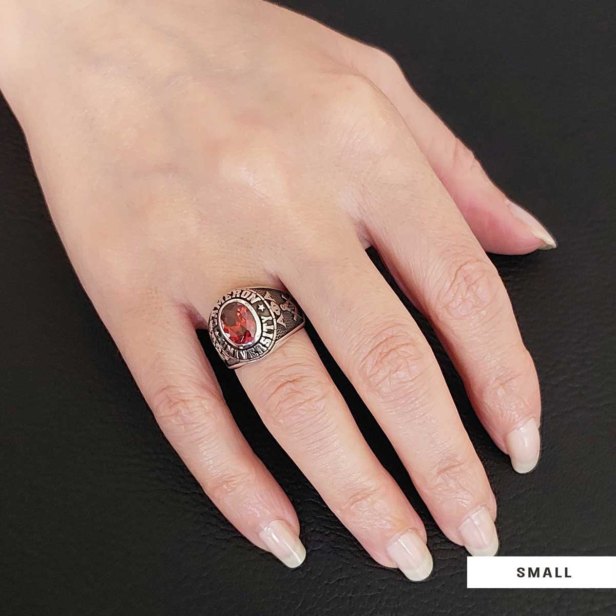 Colorado Technical University Ring, Customized High School Ring, Cameron University Ring, Graduation Collage Ring