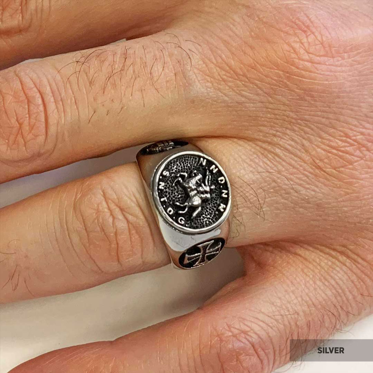 Cross Masonic Ring, Round Master Mason Ring, Custom Masonic Ring