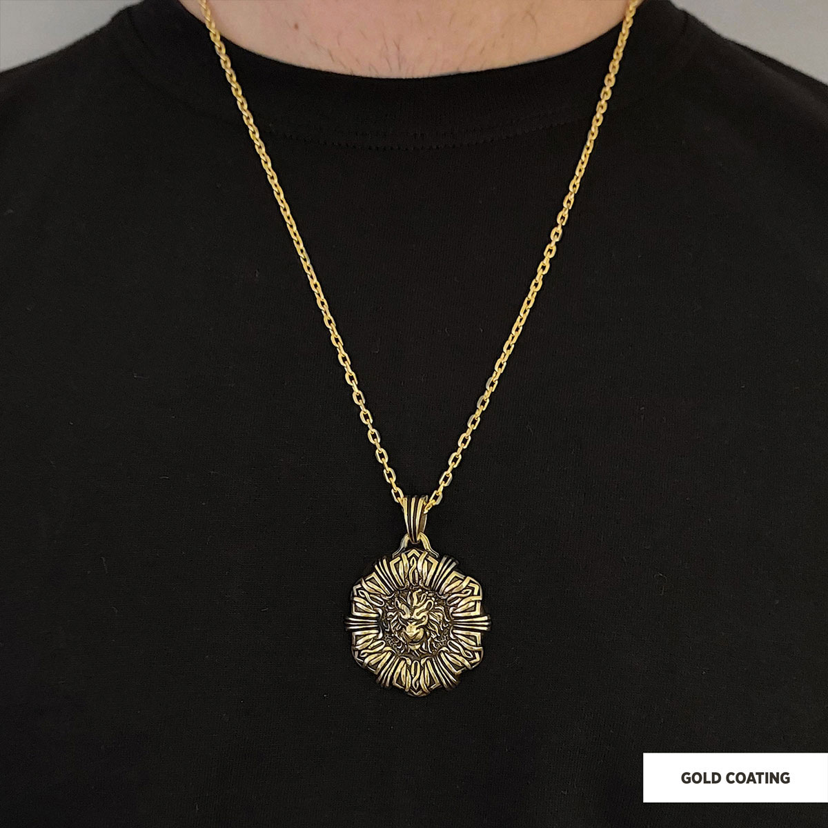 Custom Design Silver Leo Pendant