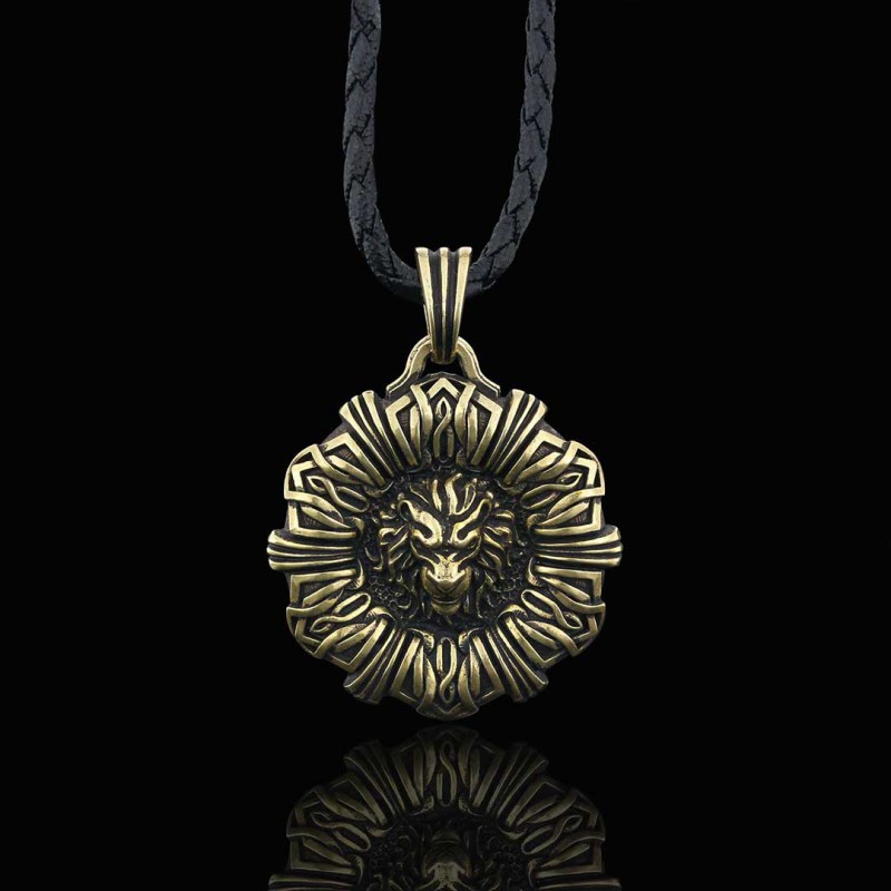 Custom Design Silver Leo Pendant