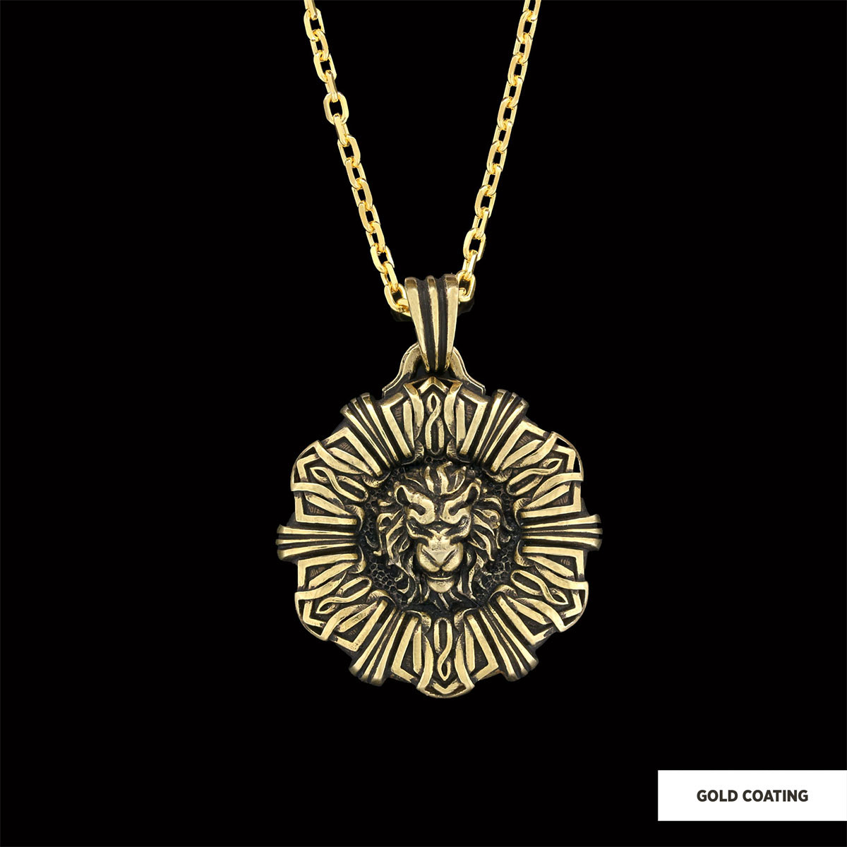 Custom Design Silver Leo Pendant