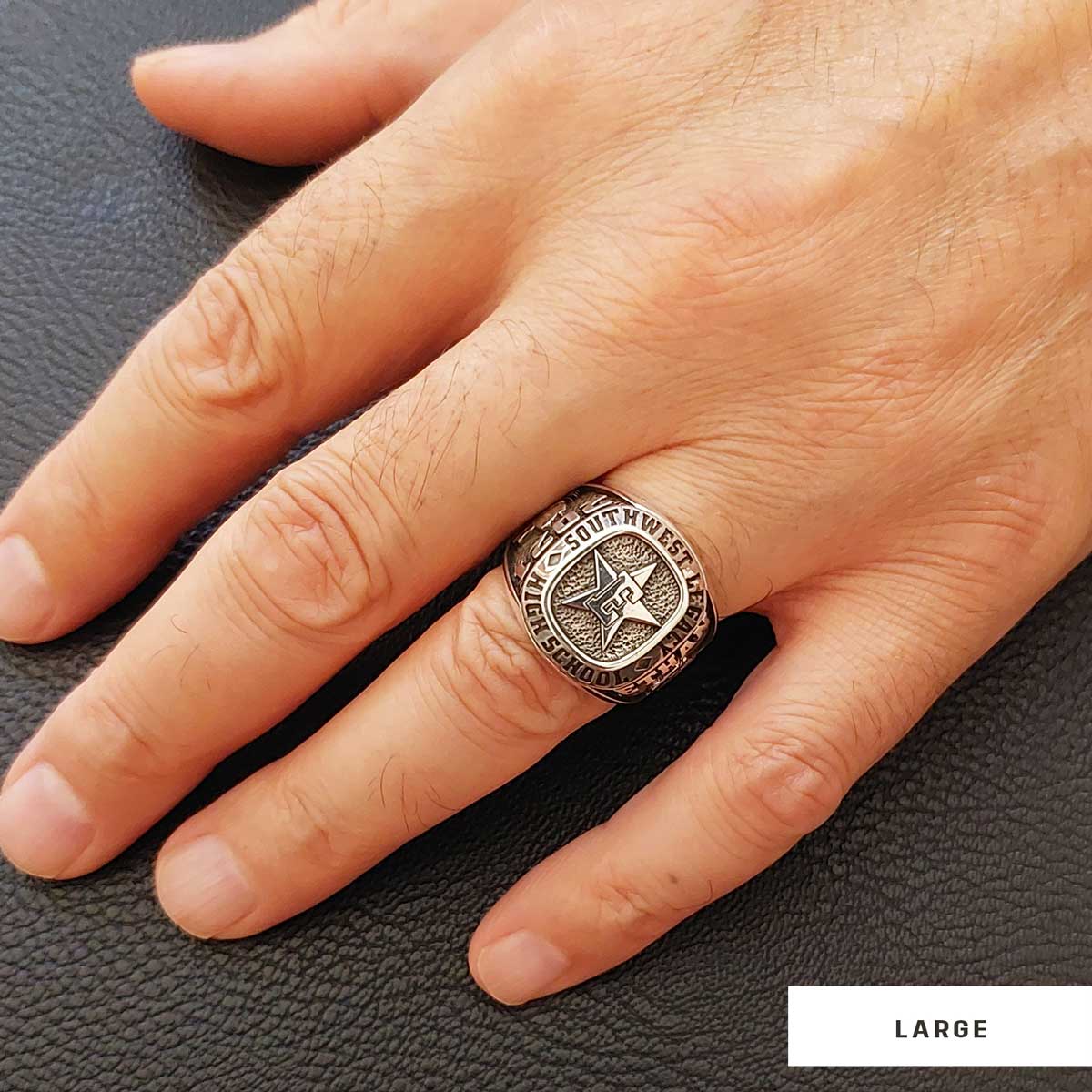 Custom High School Graduation Ring, Handmade University Ring, Class Ring, College Class Ring