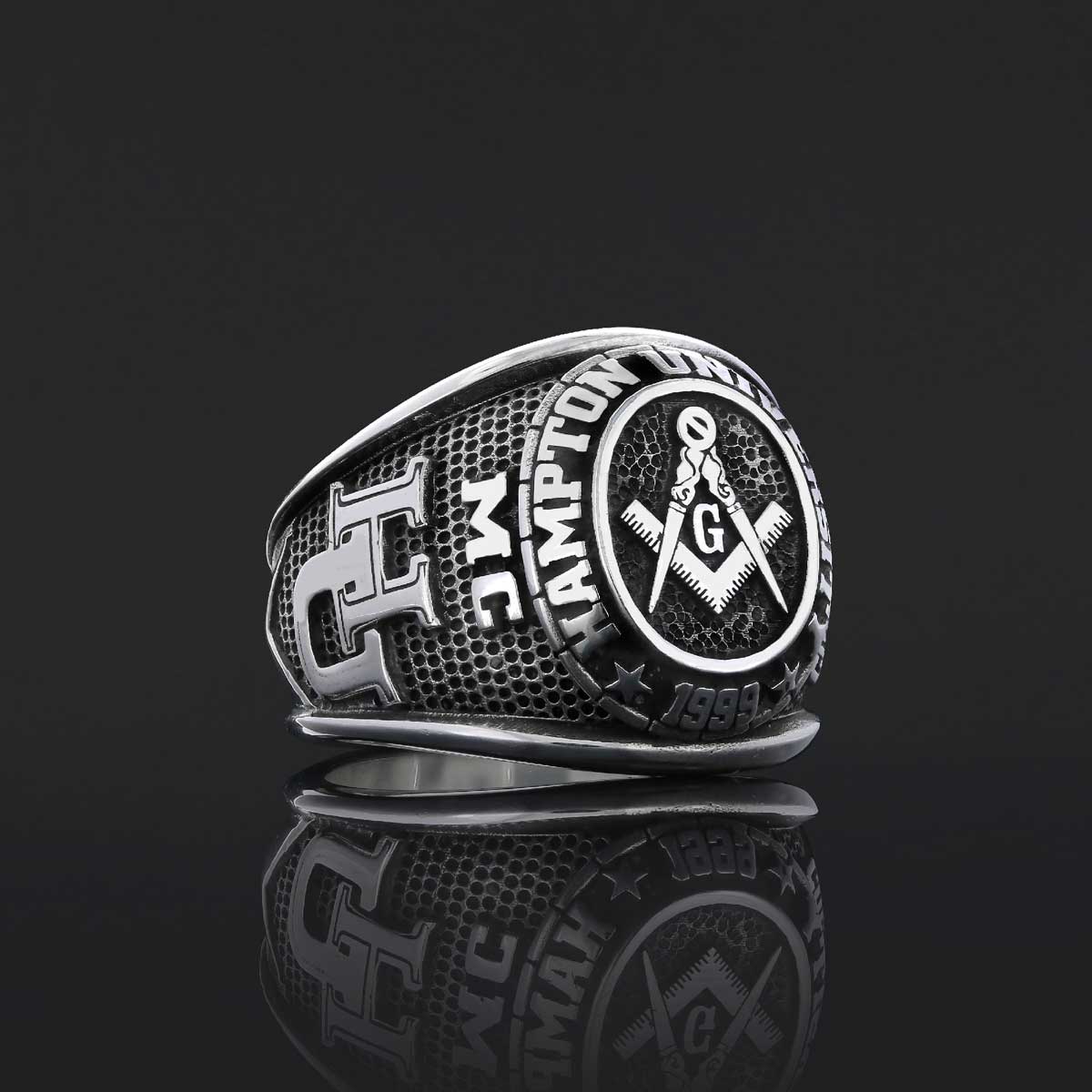 Customized High School Ring, Graduation Collage Ring, Harvard University Ring Customized High School Ring, Graduation Collage Ring, Harvard University Ring