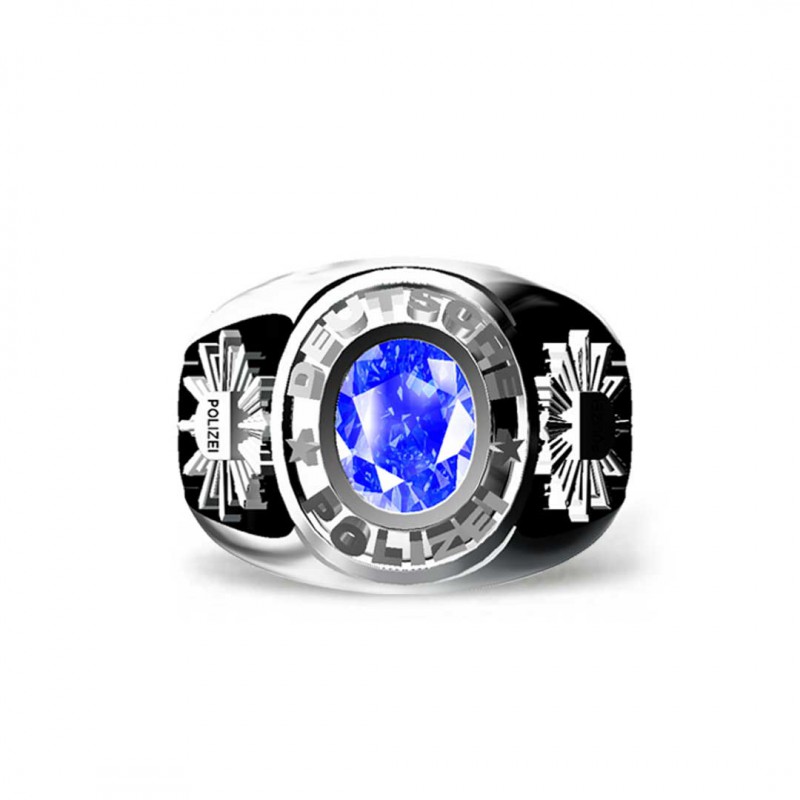 Deutsche Polizei Silver Ring