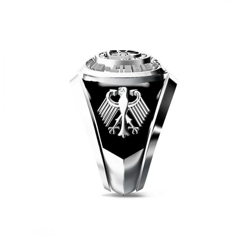 Einigkeit Recht Freiheit Germany 925 Sterling Silver Ring