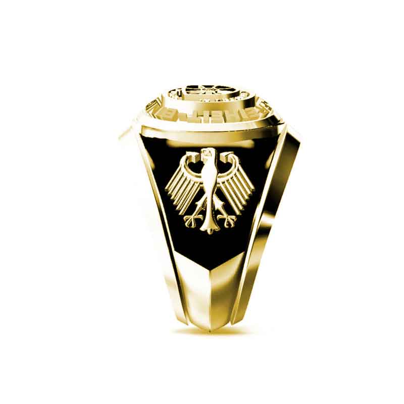 Einigkeit Recht Freiheit Germany 925 Sterling Silver Ring