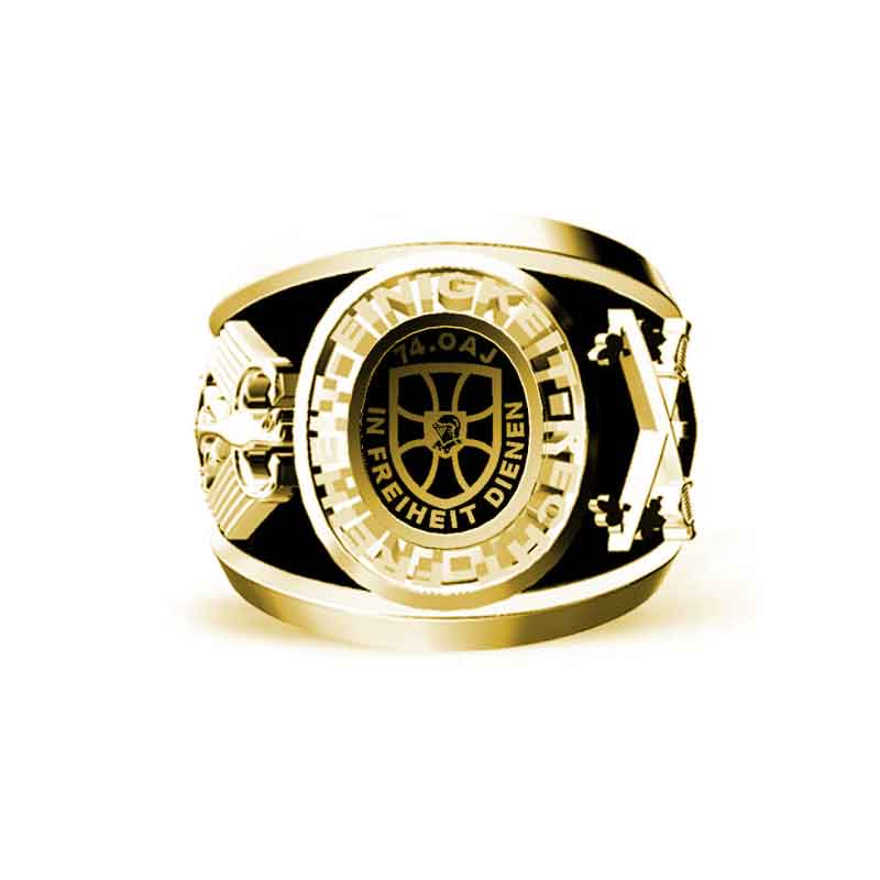 Einigkeit Recht Freiheit Germany 925 Sterling Silver Ring