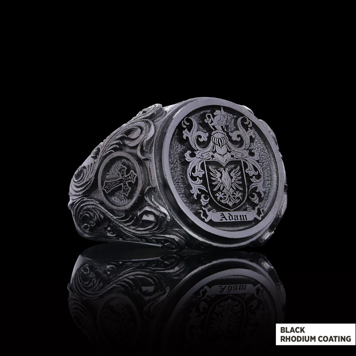 Family Coat of Arms Ring, Special Design Family Ring