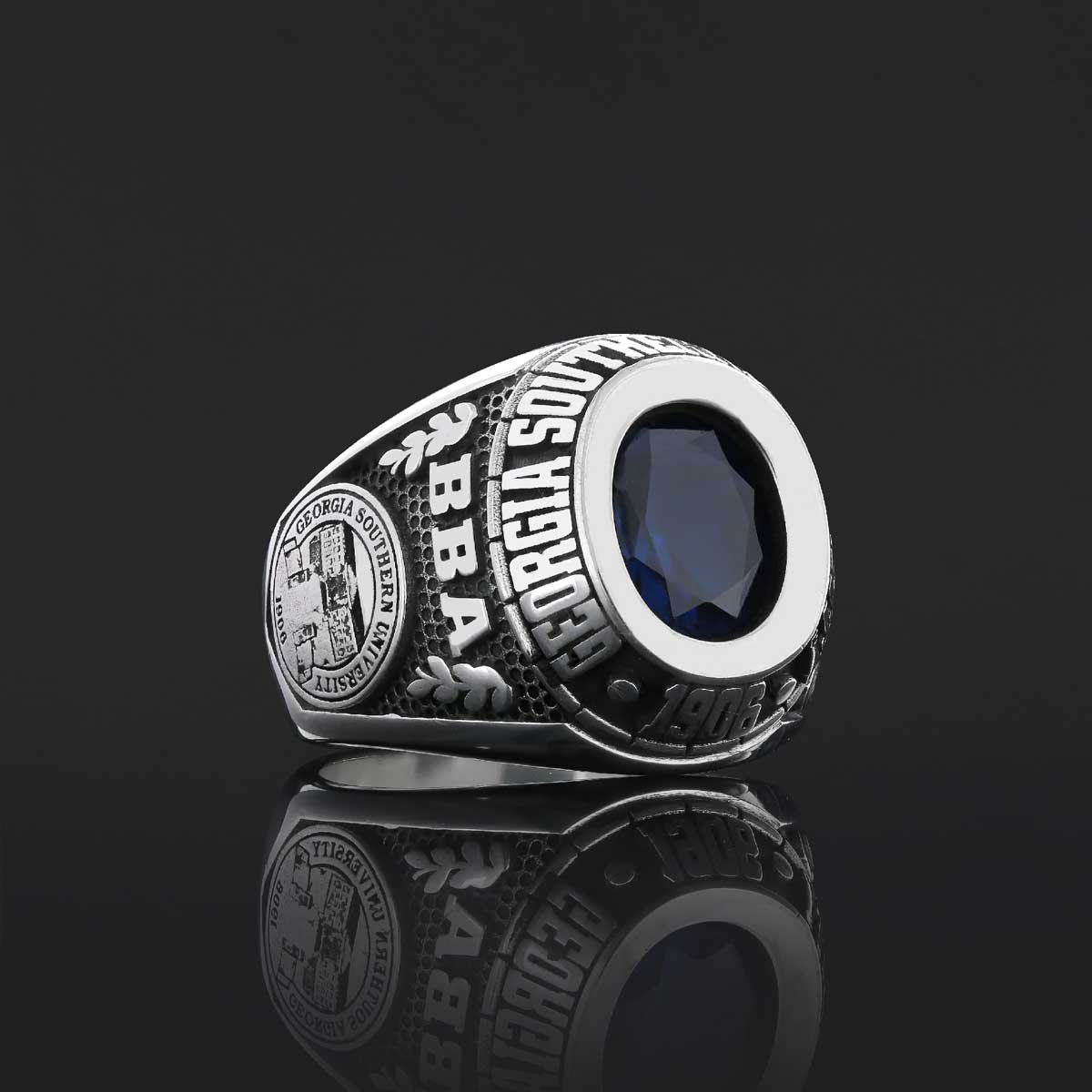 Georgia Southern University Ring, Customized High School Ring, University Ring, Customized Class Ring Georgia Southern University Ring, Customized High School Ring, University Ring, Customized Class Ring