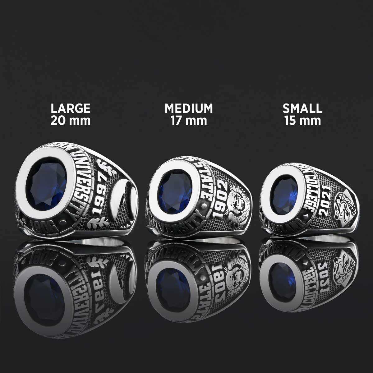 Georgia Southern University Ring, Customized High School Ring, University Ring, Customized Class Ring Georgia Southern University Ring, Customized High School Ring, University Ring, Customized Class Ring