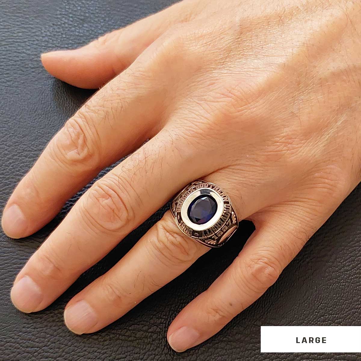 Georgia Southern University Ring, Customized High School Ring, University Ring, Customized Class Ring Georgia Southern University Ring, Customized High School Ring, University Ring, Customized Class Ring
