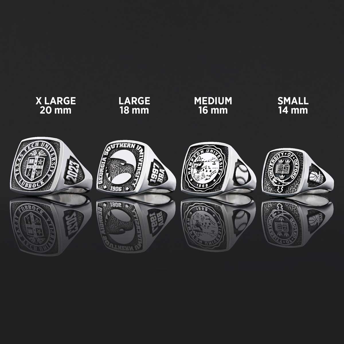 Georgia Southern University Ring, Oxford University Ring, High School Ring, Graduation Ring