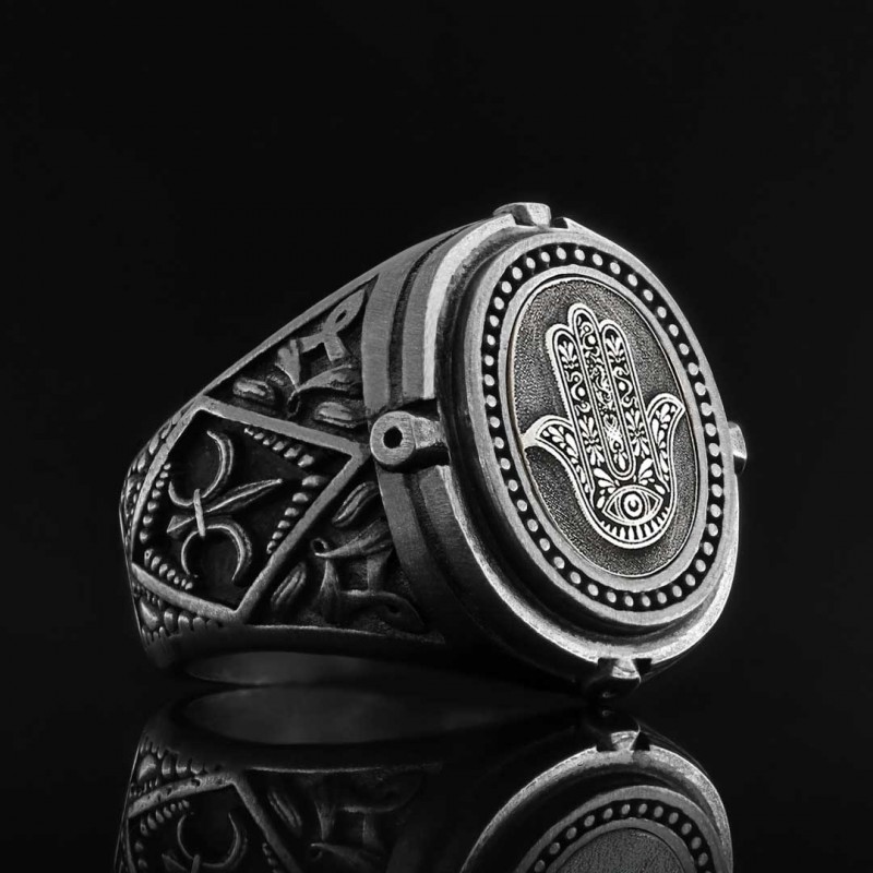 Hamsa Jewish Ring