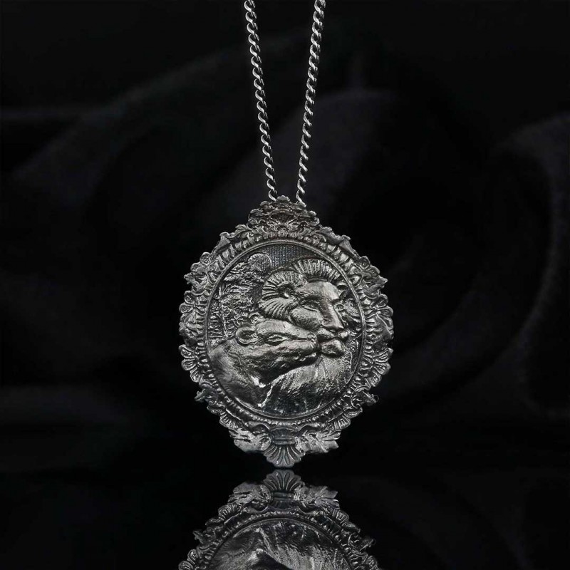 Handmade Silver Lion Pendant