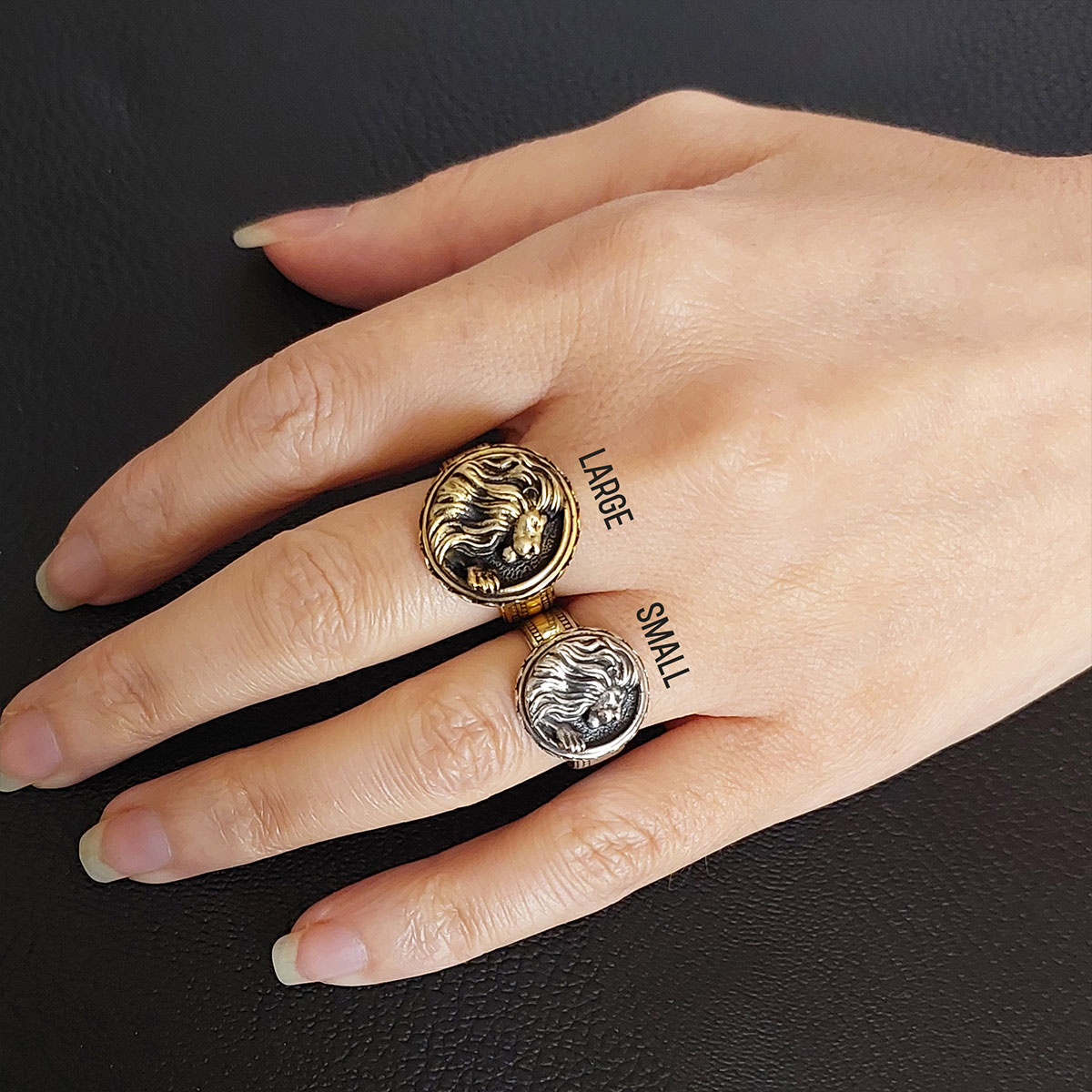 Handmade Sterling Silver Leo Ring