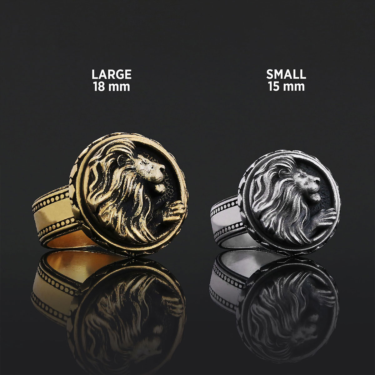 Handmade Sterling Silver Leo Ring Handmade Sterling Silver Leo Ring