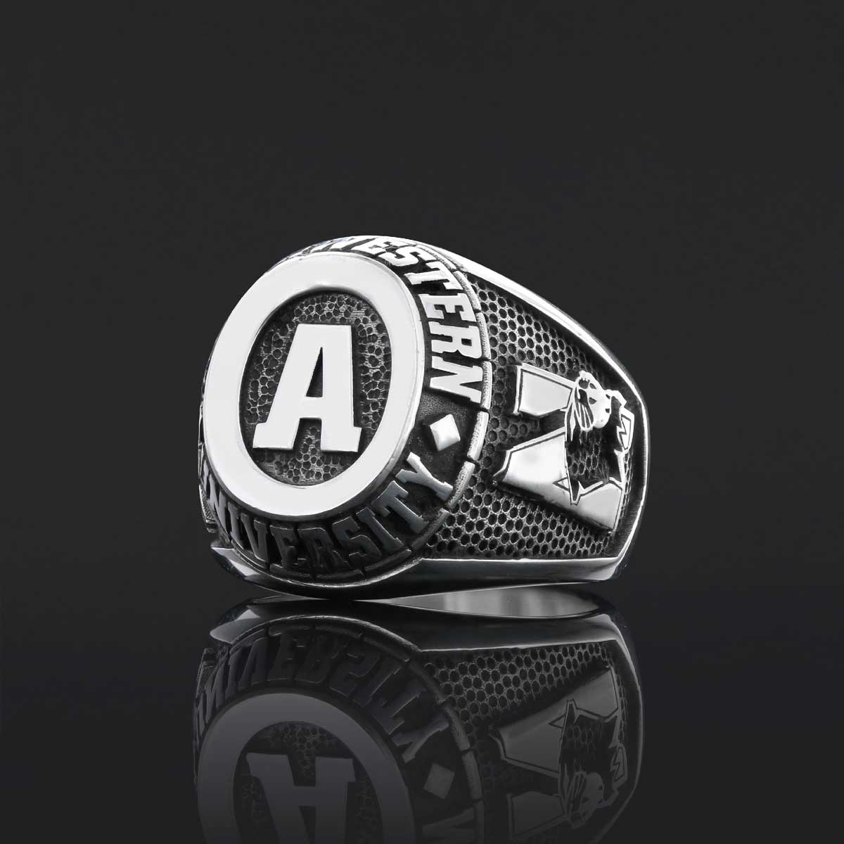 Handmade University Ring, Custom High School Graduation Ring, Class Ring, College Class Ring