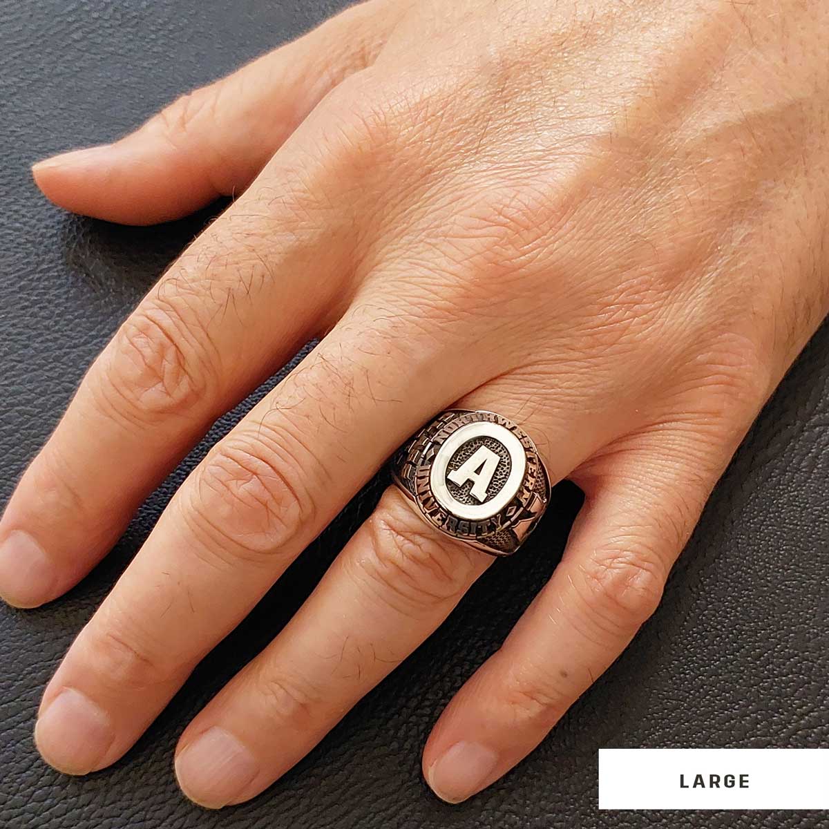 Handmade University Ring, Custom High School Graduation Ring, Class Ring, College Class Ring