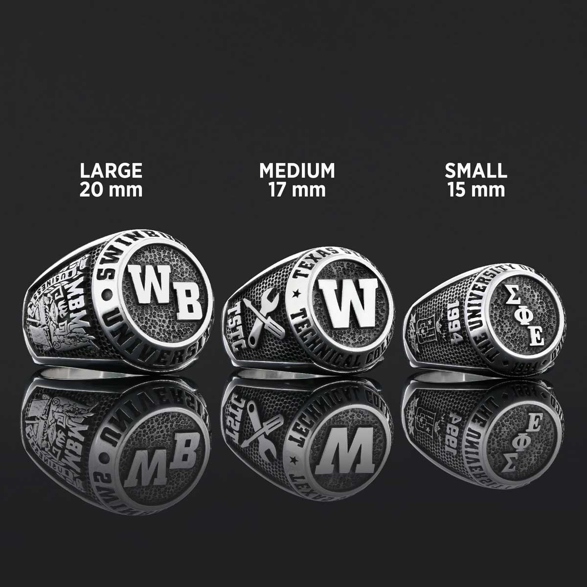 High School Graduate Ring, University Class Ring, Graduation Gift