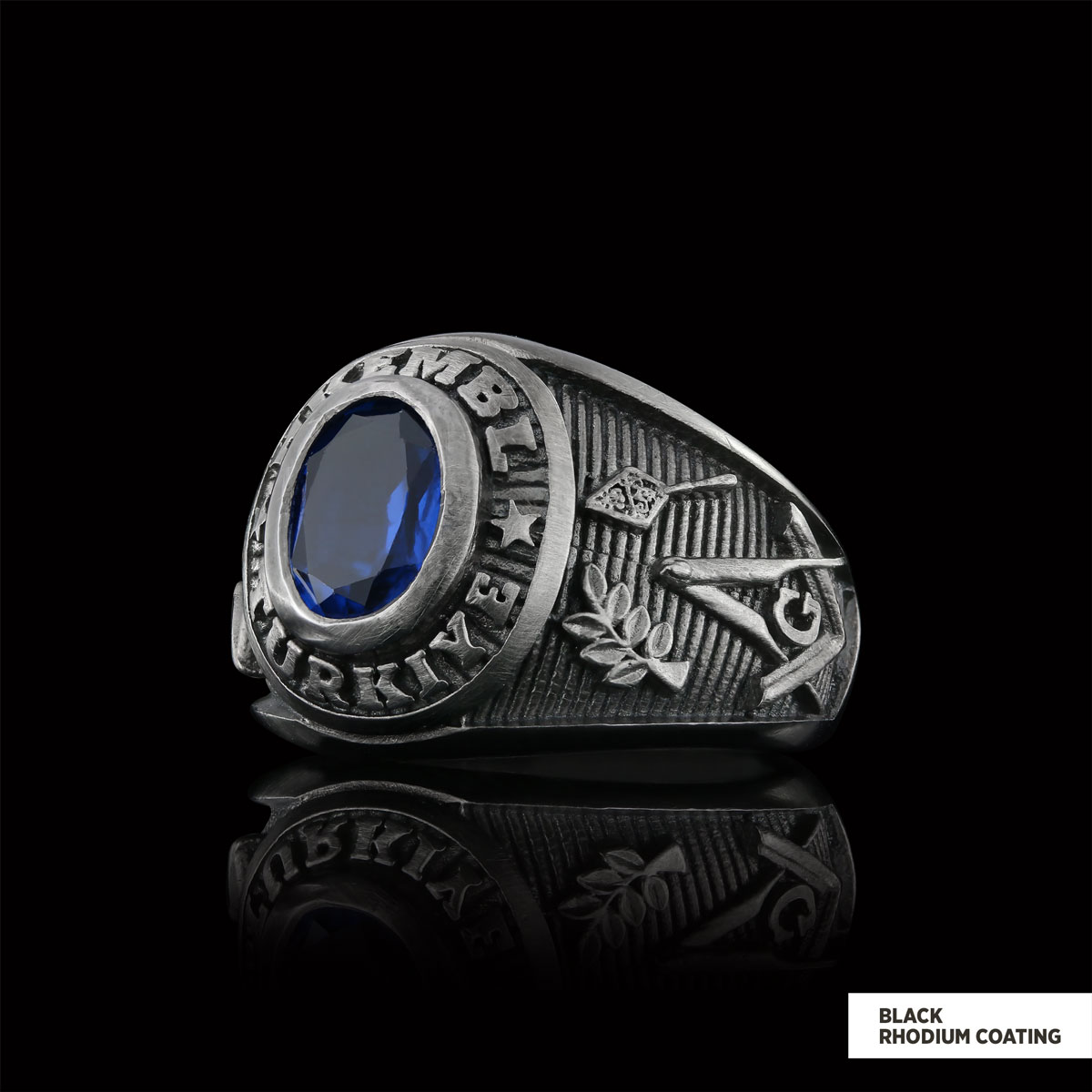 Hkembl Turkiye Masonic Ring, Free Mason Ring, Mens Masonic Rings, Masonic Jewelry