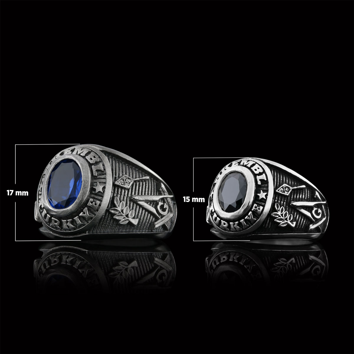 Hkembl Turkiye Masonic Ring, Free Mason Ring, Mens Masonic Rings, Masonic Jewelry