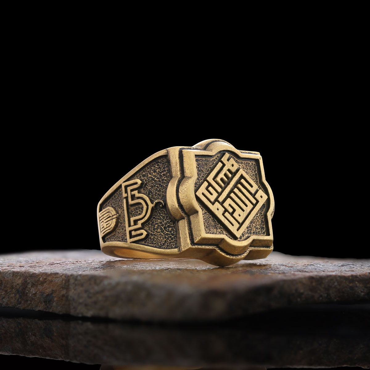 Islamic Ring, Muhammed Resulullah Ring, Mosque Ring, La Illah Illa Allah Ring, Calligraphy Islamic Ring, Religious Gift, Religious Accessory