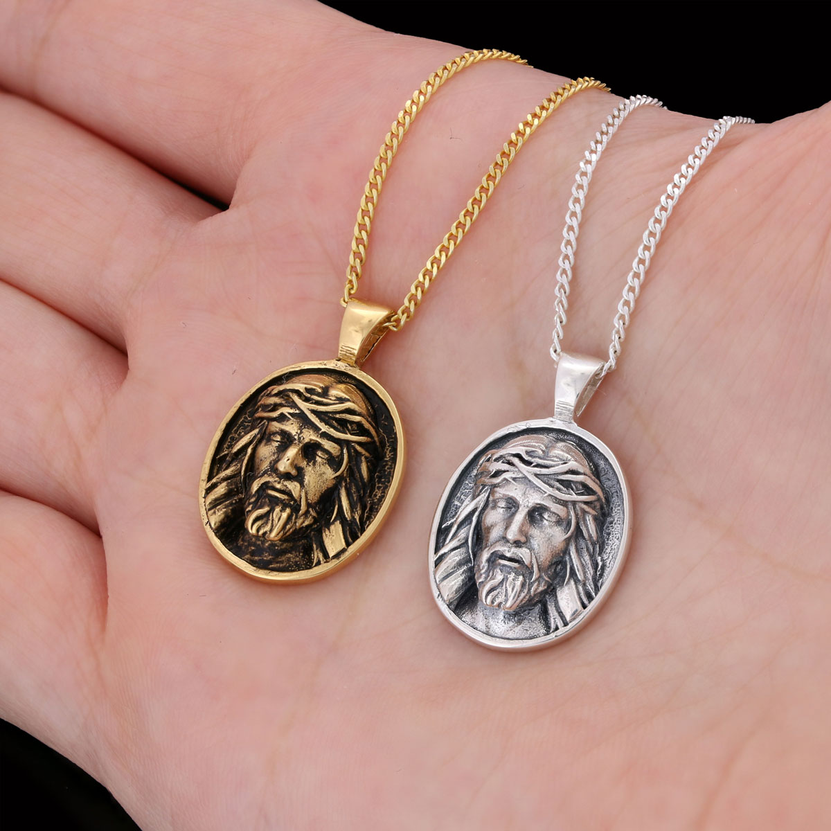 Jesus Necklace, Faith Jewelry, 3D Jesus Necklace, Christian Jewelry, Jesus Christian Pendant, Religious Accessory Gift