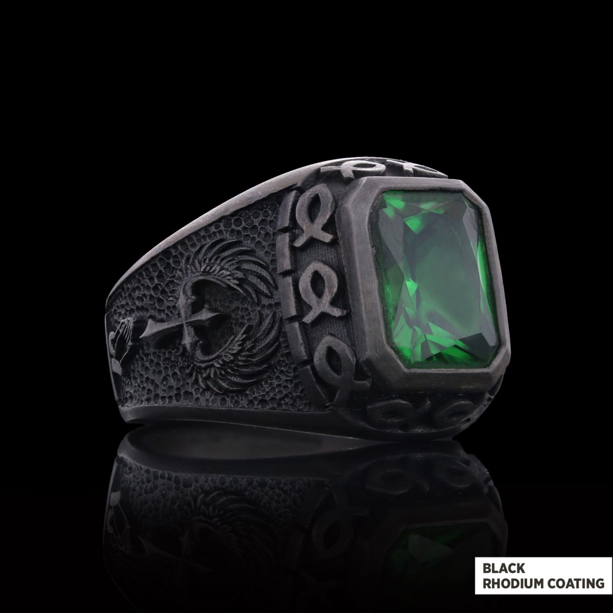 Jesus Stone Square Ring